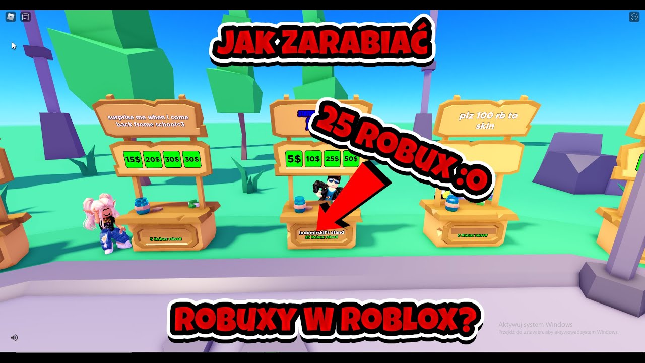 Jak Szybko Zdobyć Robuxy W Roblox Jak zarabiać robuxy w roblox za pomocą gry na roblox :O(Poradnik) - YouTube