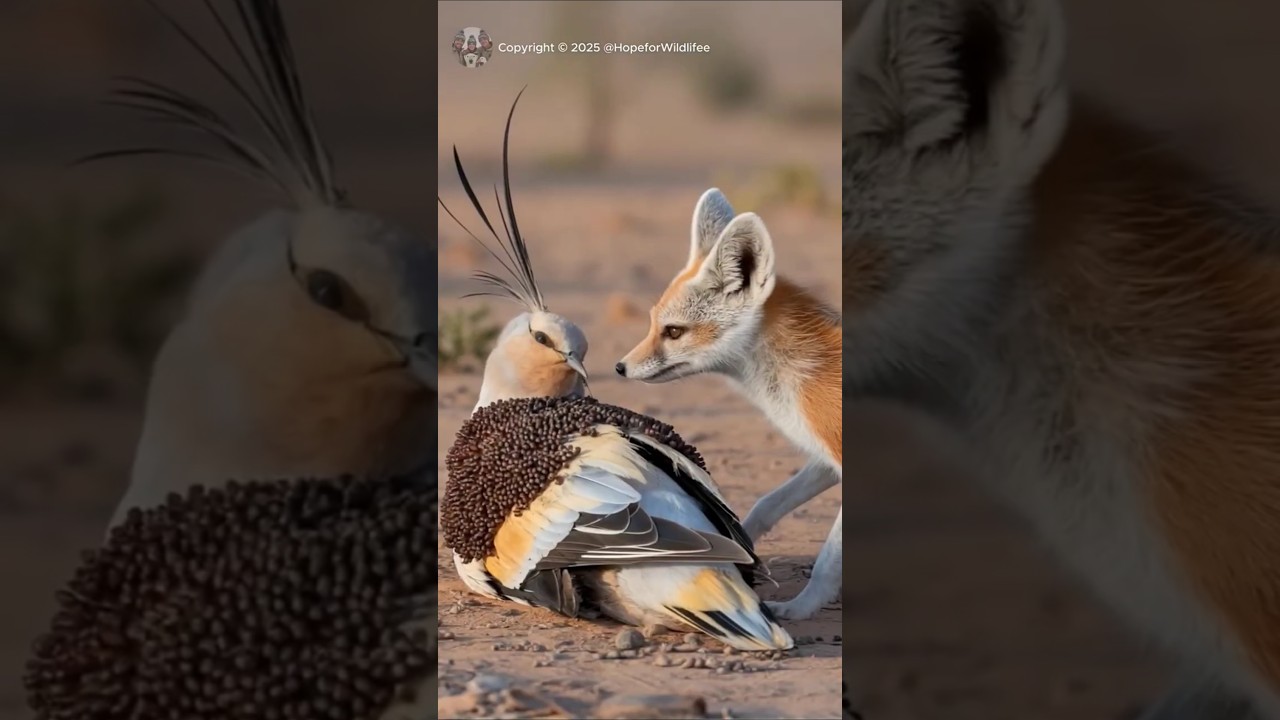 A Touching Story: A Fennec Fox and a Secretary Bird in Need 