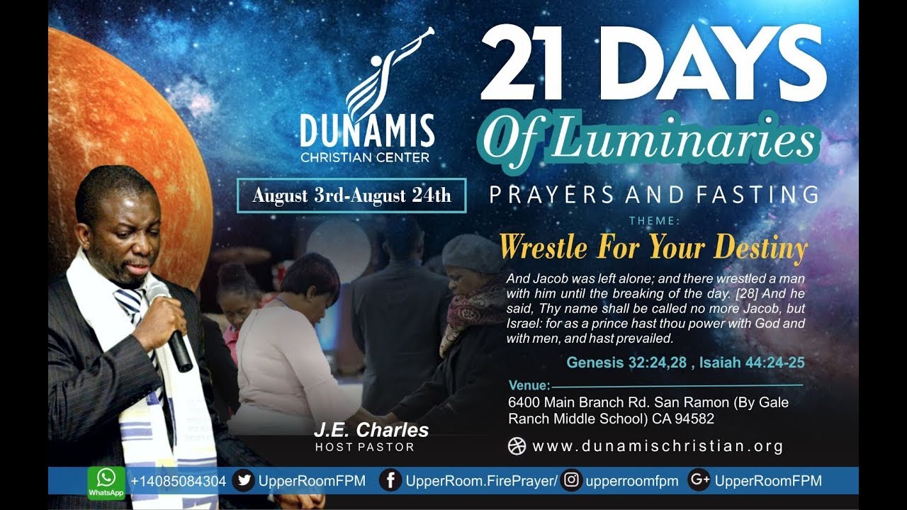Wrestle For Your Destiny 21Days Luminaries Prayers Prophetic