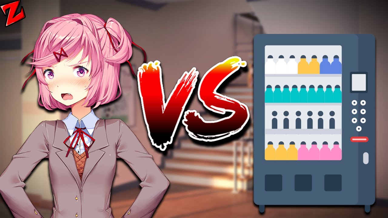 Natsuki Vs. The Vending Machine (DDLC Mod)
