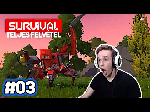 [VÁGATLAN] Amikor megtámadott egy ÓRIÁSI robot a Túlélőben! 😲 - Scrap Mechanic Survival Zondával