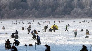 Зимняя рыбалка № 4 (ловля леща и судака )01.02.2017. ( 2 часть )Winter fishing