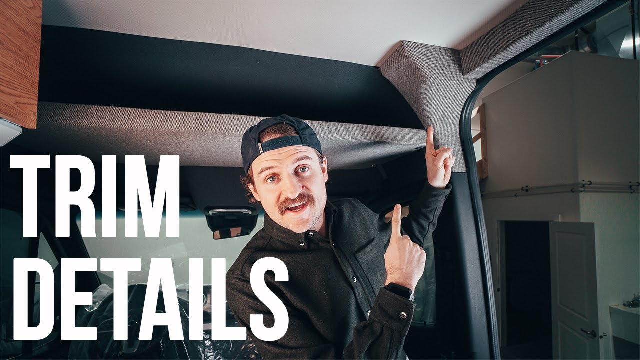 Trim & Upholstery Details on a SPRINTER VAN BUILD Doors, Windows