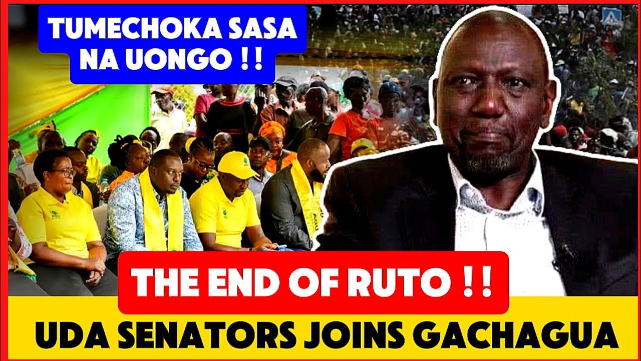 CONFIRMED IT'S OVER FOR RUTO!! CHERARGEI FINDS DIFFICULT TIME AS 2 UDA SENATORS GUNG UP AGAINST RUTO