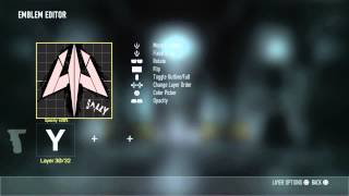 Call of Duty®: Advanced Warfare Black Ops 3 Scratched-on Sally Faction Trident Emblem tutorial