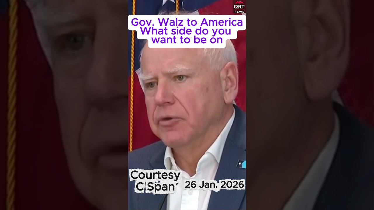 Minneapolis Shooting: Minnesota Governor’s Moral Question on ICE Shooting | QRT News 