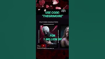 FREE 1 MILLION BLOODPOINTS W/ code "THEGRIMOIRE" #dbd #gaming