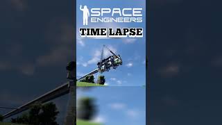 Alternative Mining Method | Space Engineers Space Elevator Again Time Lapse #shorts Part 10