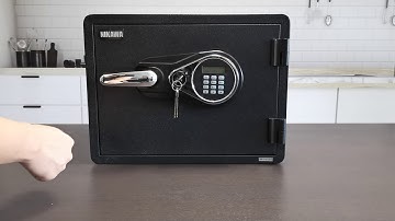 Unlock Using Key & Register Pin in Nikawa SWF1418E Safebox