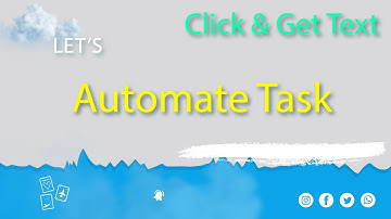 Click Element & Get Text in Automa | Automa