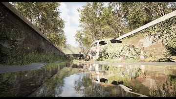 The Last of Us inspired scene in Unreal Engine 5.1 - The Abandoned Street