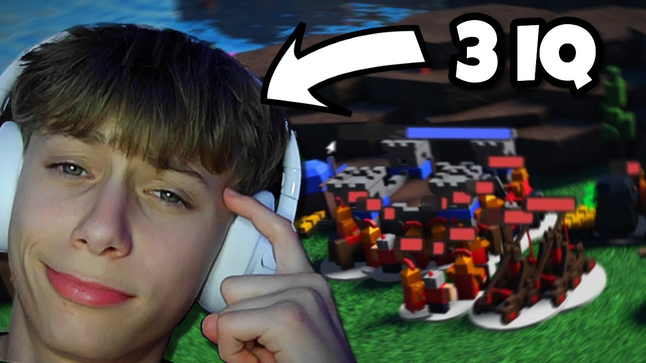 Using 3 IQ Strategies To Win In Medieval RTS! (Roblox)
