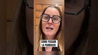 Come si fissa la parrucca? #oncologia #tumore #capelli #alopecia #shorts