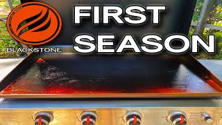 HOW TO SEASON BLACKSTONE GRIDDLE FOR THE FIRST TIME - BLACKSTONE AIR FRYER GRIDDLE COMBO