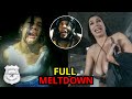Drunk Woman Snaps After Club Fight — Screaming, Kicking, Spitting!