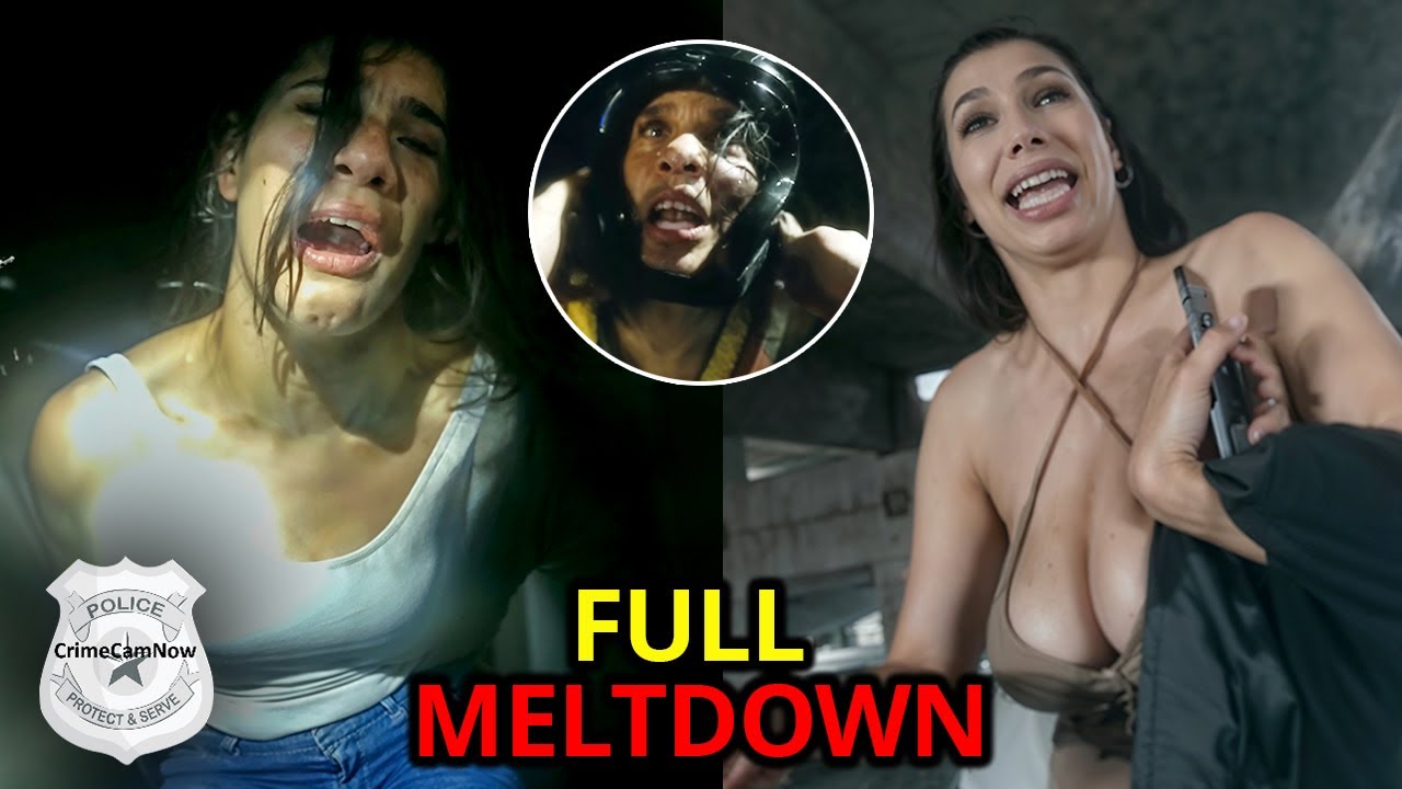 Drunk Woman Snaps After Club Fight — Screaming, Kicking, Spitting!