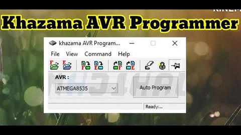 Install khazama avr programmer