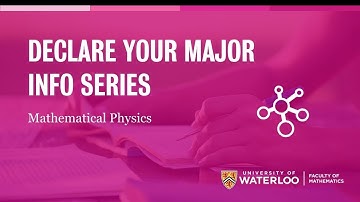 Declare your major: Mathematical Physics