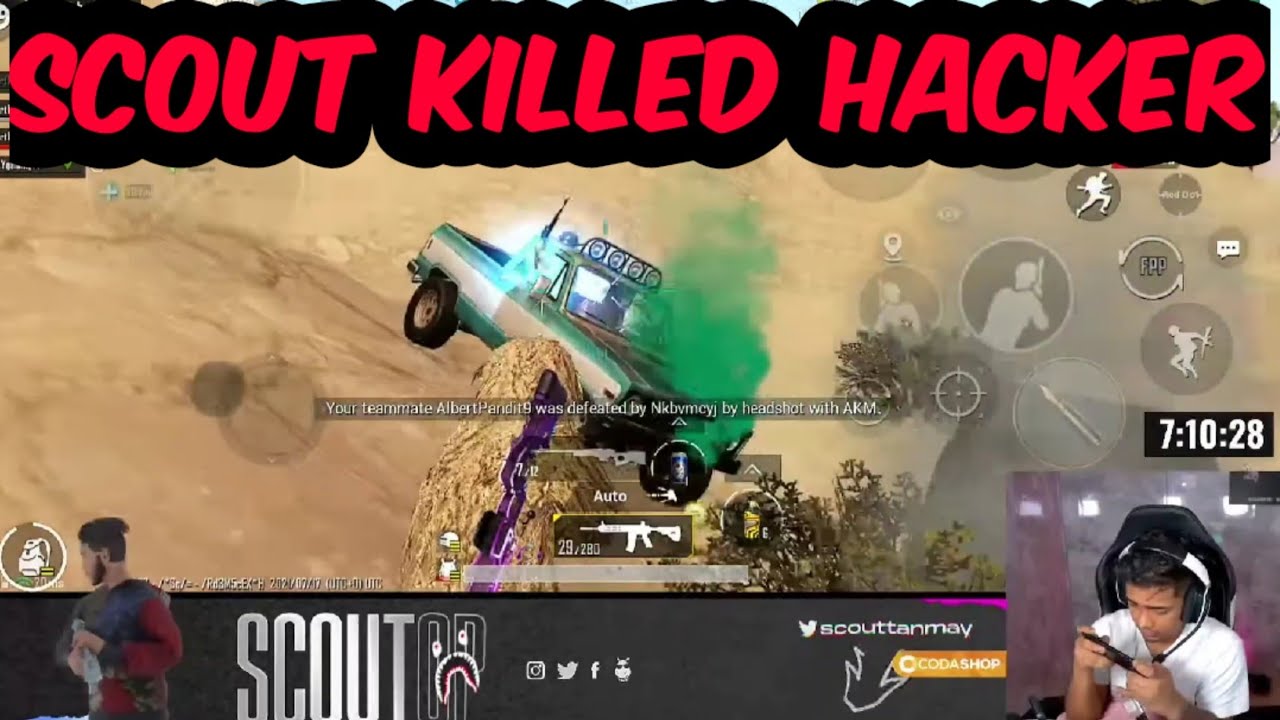 Scout Killed Hacker In BGMI