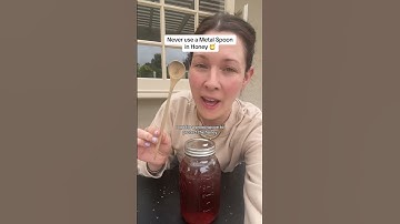 Never use a metal spoon in honey. #honey