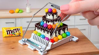 Amazing Miniature 3Tier Chocolate Cake Decorating Guide | Satisfying Miniature Cooking Hacks