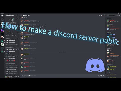 Video: How To Make A Server Public