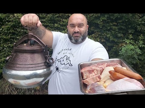 Такое вкусное блюдо я ел и просто был в шоке На костре в казане