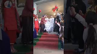 احدث فساتين زفاف 2023 😁 شوفو جميع الفساتين في نهاية الفيديو وما عجبها غير هذا الفستان 💃💃😵‍💫