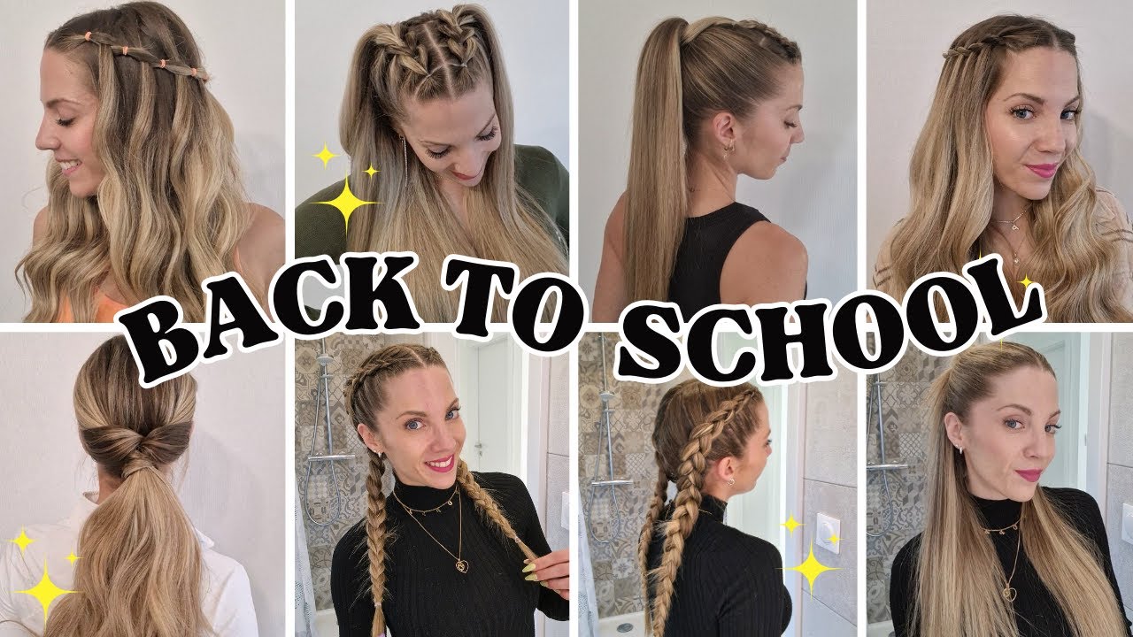 10 COIFFURES FACILE et RAPIDE BACK TO SCHOOL ✏️ coiffure back to work 📚 rentrée scolaire 2024