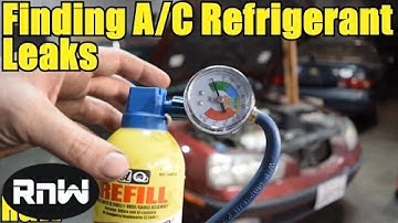 How to Find Small and Large A/C Leaks - Cheap and Easy