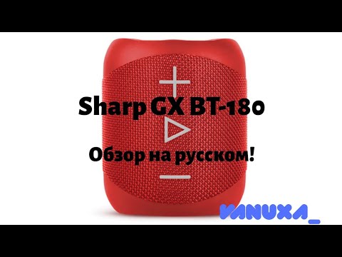 Sharp GX BT-180 | Обзор колонки на русском! | Сравнение с JBL Flip 4! | Проверка звука!