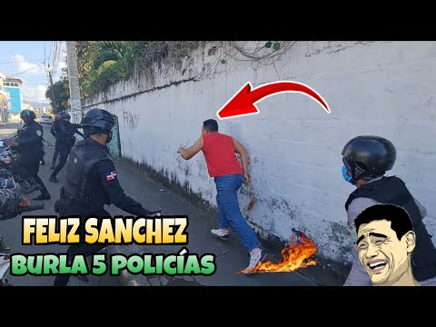 SUPER FELIZ SANCHEZ, RELAJÓ 6 POLICÍAS PARA NO IR PRESO, QUE CURA EL MAJOR VIDEO DEL TOQUE DE QUEDA.