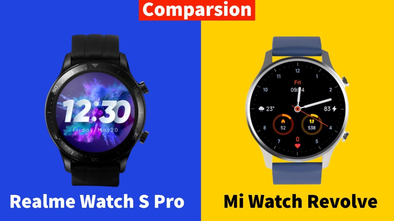 Realme Watch S Pro vs Mi Watch Revolve Specs Comparison | Best Smartwatch  under 10,000 #Smartwatch - YouTube