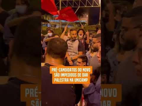 Pré-candidatos do Novo são impedidos de dar palestra na Unicamp #shorts