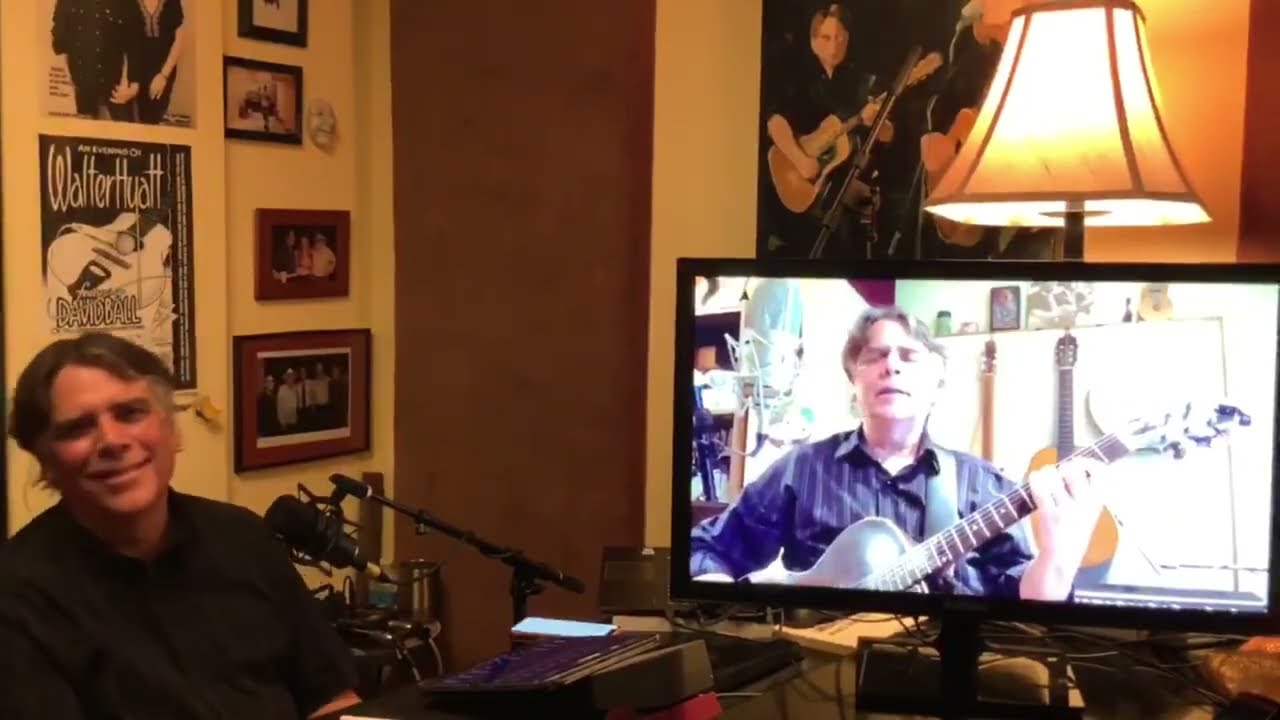 Chris Gage live AND on the Big Screen at MoonHouse Studio!