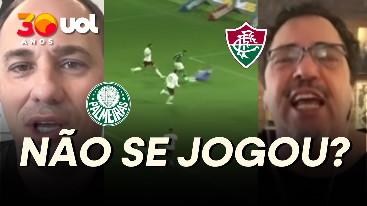 NÃO HÁ DÚVIDA EM PÊNALTI DE VITOR ROQUE! COLUNISTAS DEBATEM LANCE EM PALMEIRAS X FLUMINENSE