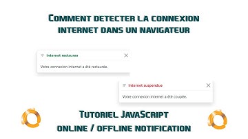 Tutoriel JavaScript - Comment détecter la connexion internet dans un navigateur @codingcity