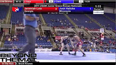 Junior Greco 145 - Jeremiah Lutz (GA) vs. Josh Hal...
