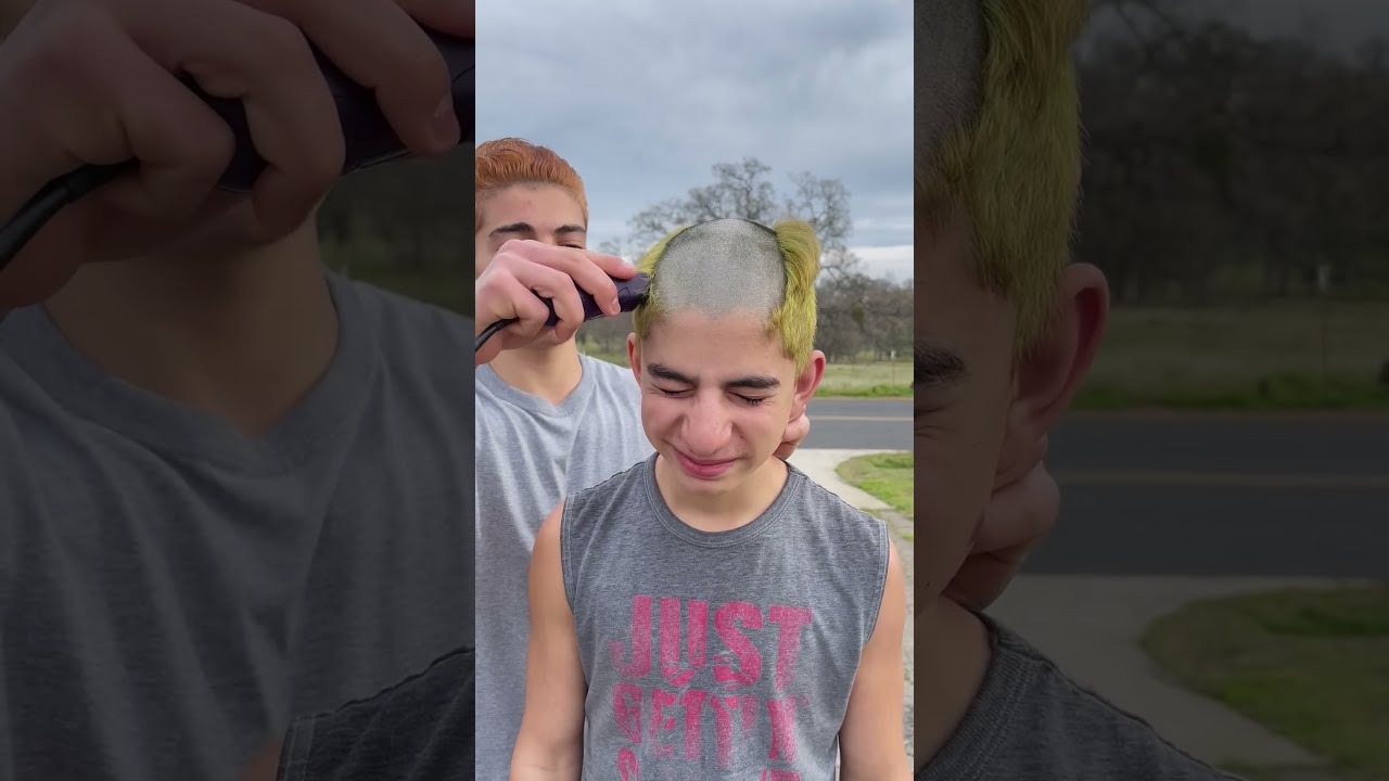 Shaving My Brothers Head 
