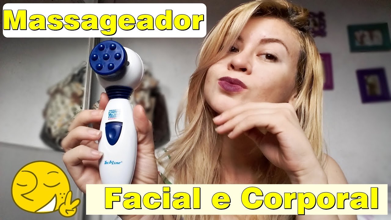 Massageador facial e corporal TechLine | CRISTIANE ARAUJO - YouTube