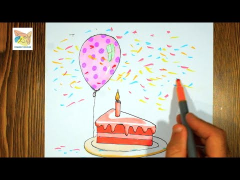 Comment Dessiner Un Ballon D Anniversaire Dessiner Un Ballon De Baudruche Youtube