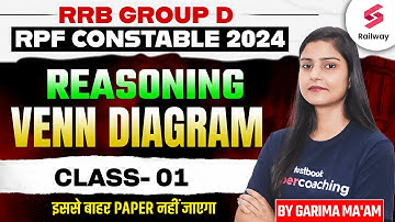 RRB Group D & RPF Constable Class 2024 | Venn Diagram | by Garima Maam #1
