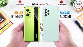 Realme GT Neo 2 vs Samsung Galaxy A52s 5G || Full Comparison ⚡ Which one is Best.