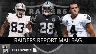 Darren waller seems to be the only player on oakland raiders’
offense who has been able make plays, with 26 rec for 267 yards this
season. derek carr ...