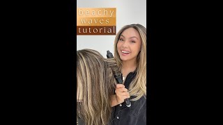 How to do loose beach waves hair tutorial!