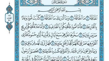 سورة الحاقة مكتوبة ياسر الدوسري  www.qoranet.net