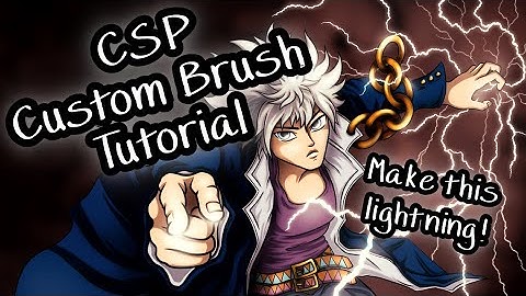 How to Make a Two-Tone Lightning Brush [CSP Tutorial]