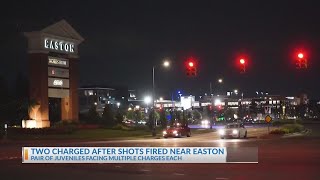 Two teens charged after shots fired at Easton