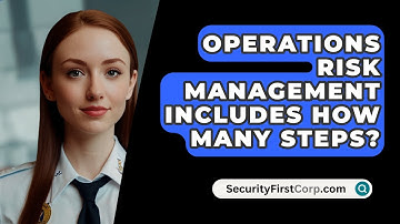 Operations Risk Management Includes How Many Steps? - SecurityFirstCorp.com