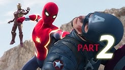 SPIDER-MAN: HOMECOMING vs Captain America - Civil War Part2 ft New Iron Man